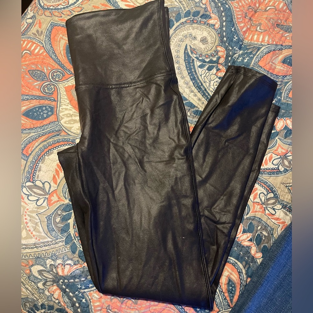 Spanx faux leather leggings